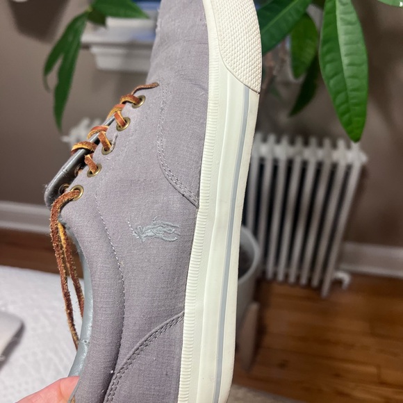 Polo Ralph Lauren men’s grey sneakers. Worn 5 times tops - Picture 7 of 8